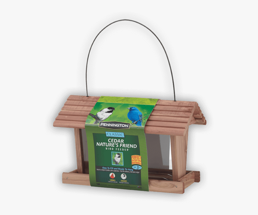 Cedar Cardinal Bird Feeders, Transparent Clipart