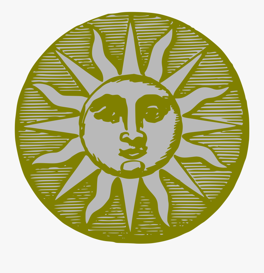 Clipart - Sun Vintage Png, Transparent Clipart