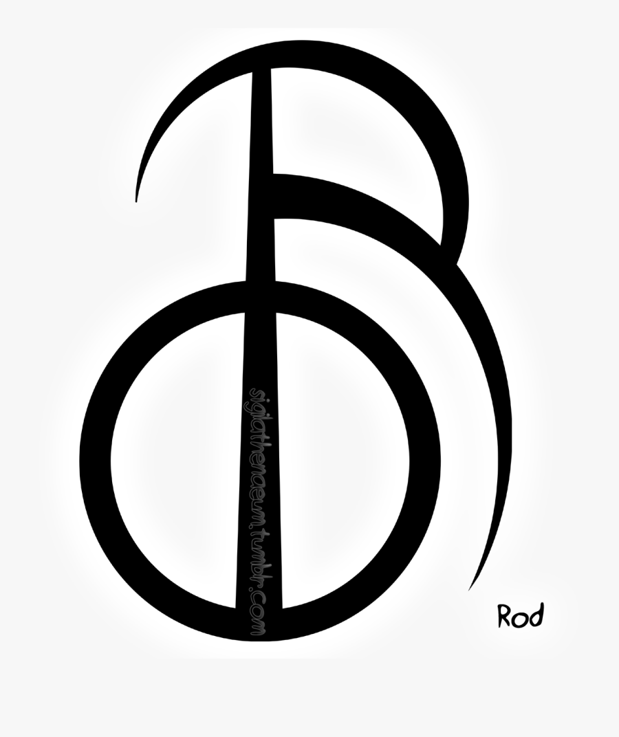 “rod” Name Sigil @optimyistic Sigil Masterlist / Ko-fi - Man Who Would Be King Masonic Symbol, Transparent Clipart