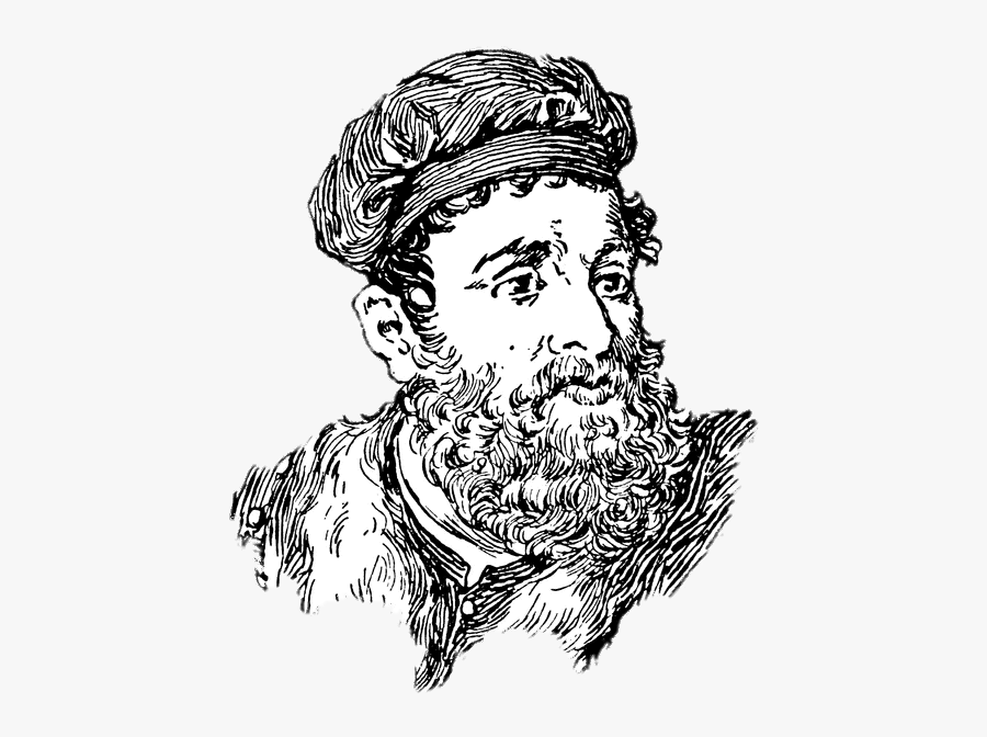 Marco Polo Black And White - Marco Polo Clipart, Transparent Clipart