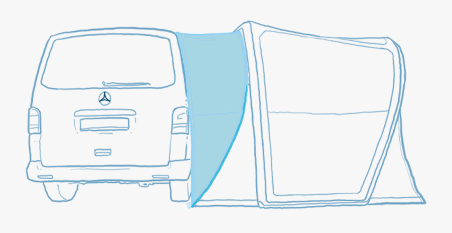 Tent Mercedes Marco Polo, Transparent Clipart