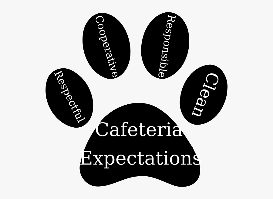 Cafeteria Expectations Clip Art, Transparent Clipart
