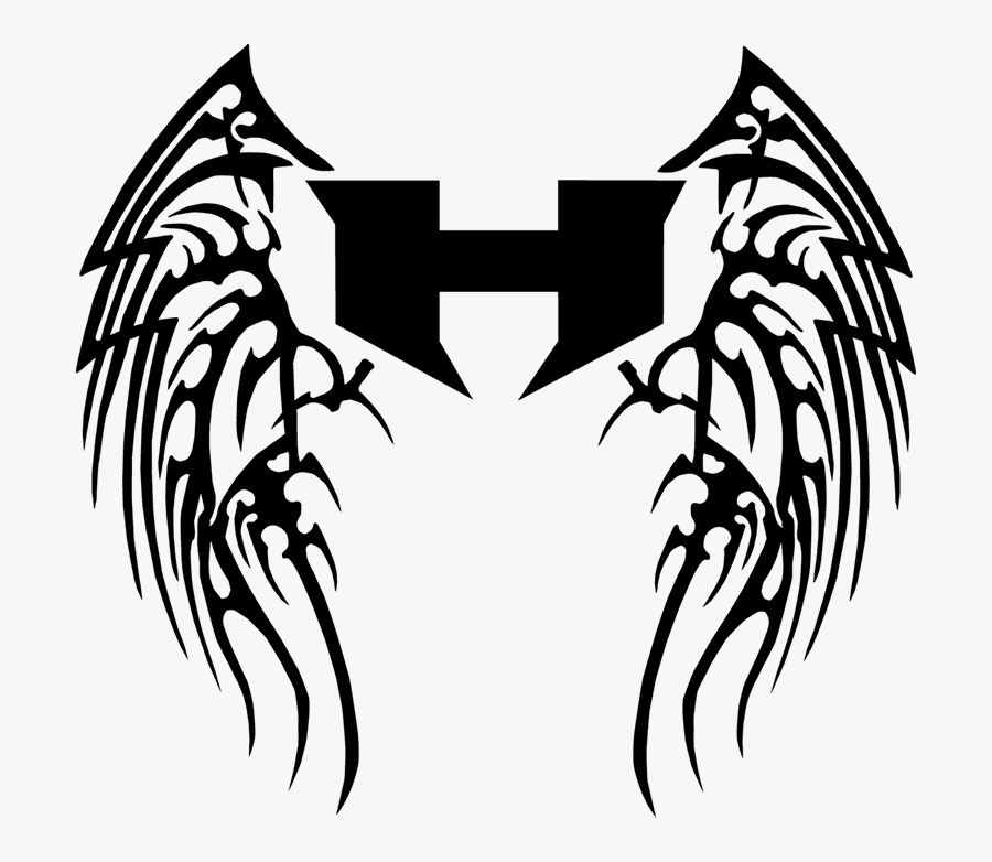 Tattoo Tribal Guardian Flash - Hebron High School Silver Wings Logo, Transparent Clipart