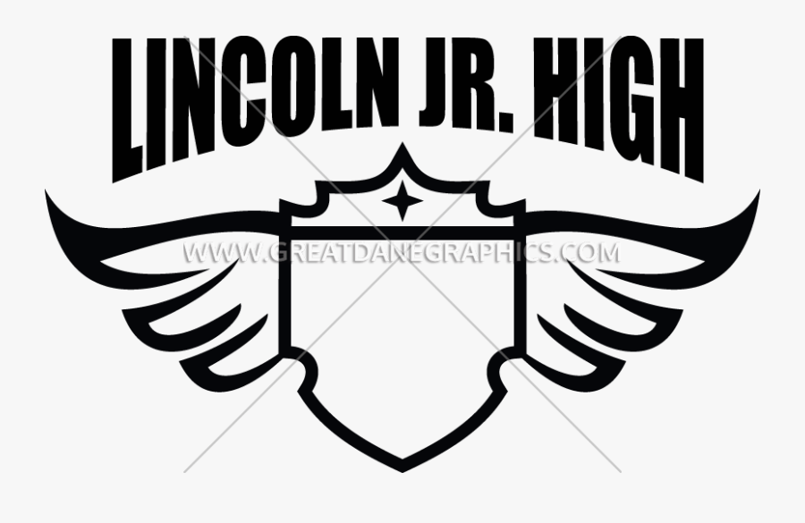 Shield With Wings Production - Crest, Transparent Clipart