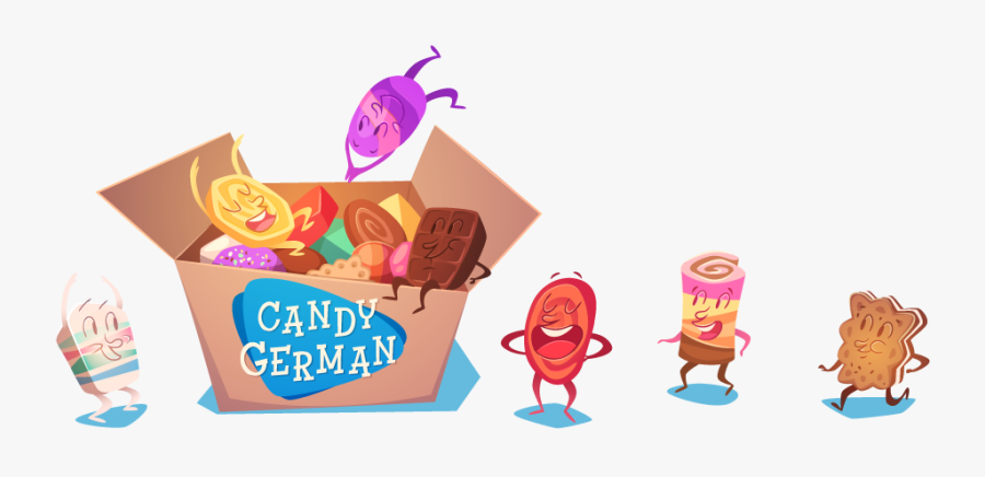 Candy Subscription Box Every - German Candy Png, Transparent Clipart