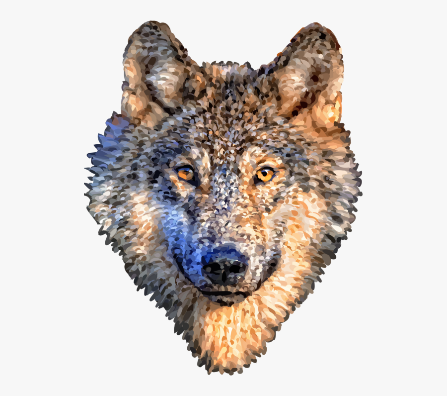 Wildlife,art,canidae - Wolf Head Transparent Background, Transparent Clipart