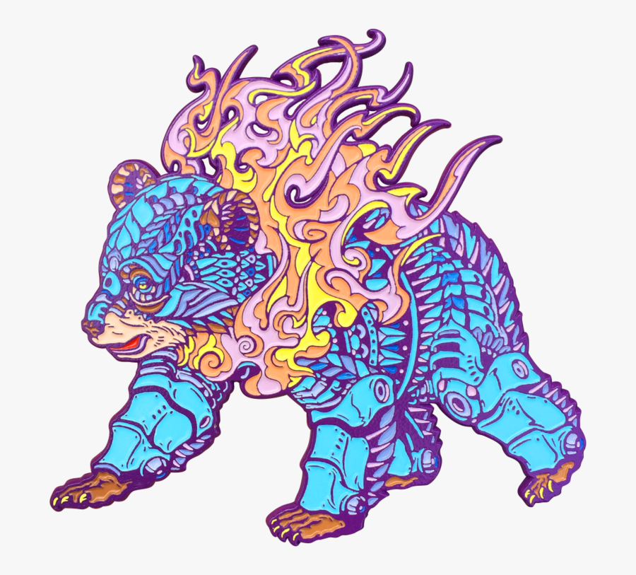 Arctic Cub Pin - Illustration, Transparent Clipart