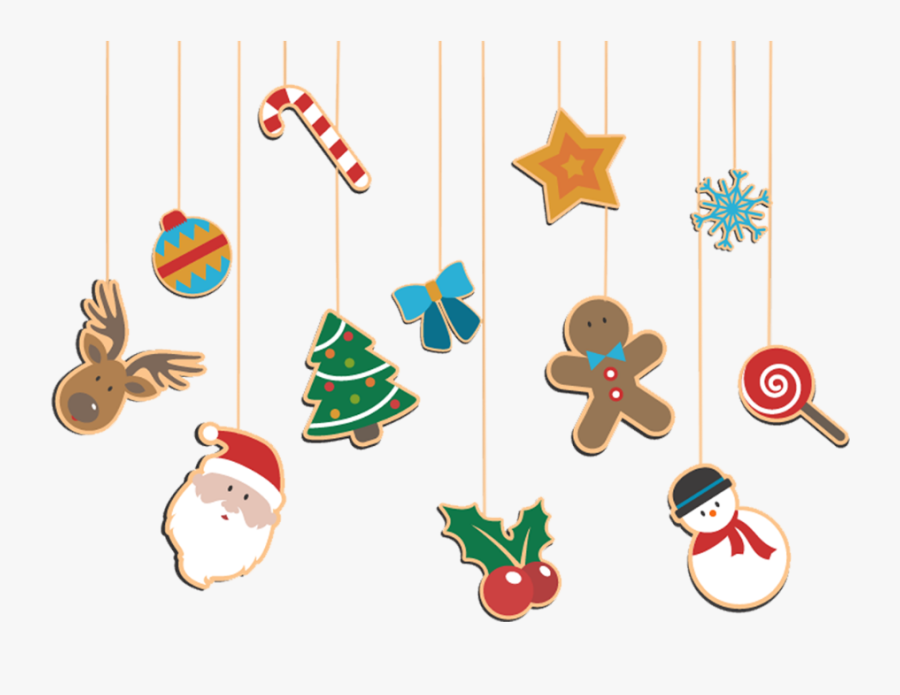 #hanging #christmas #holiday #decoration - Transparent Background Clipart Christmas Borders Merry, Transparent Clipart