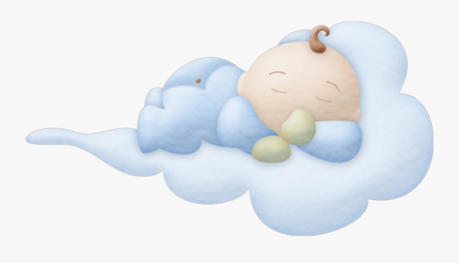 #ftestickers #clipart #cloud #baby #asleep #sleeping - Ora Se Culca Copiii, Transparent Clipart