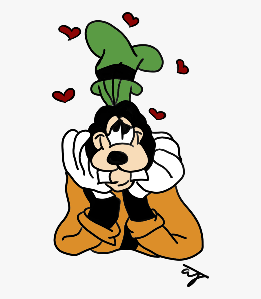 Transparent Powerline Clipart - Goofy In Love, Transparent Clipart