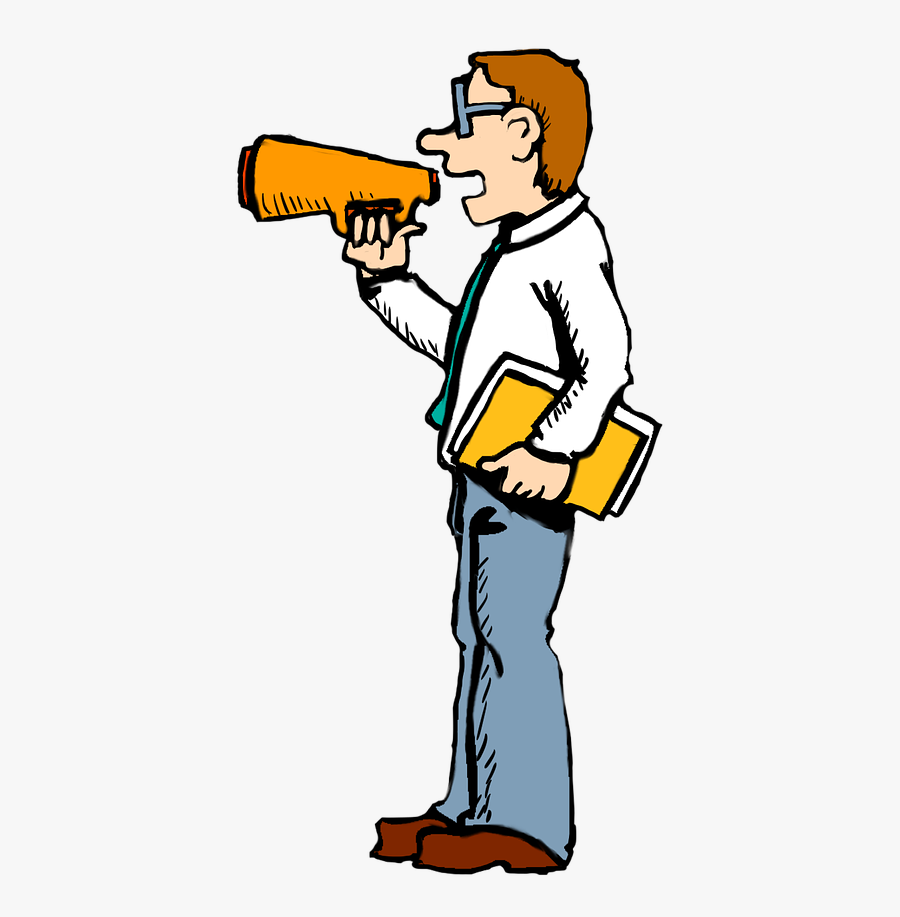 Megaphone Speaking Loud Free Photo - ภาพ การ์ตูน พูด Png, Transparent Clipart