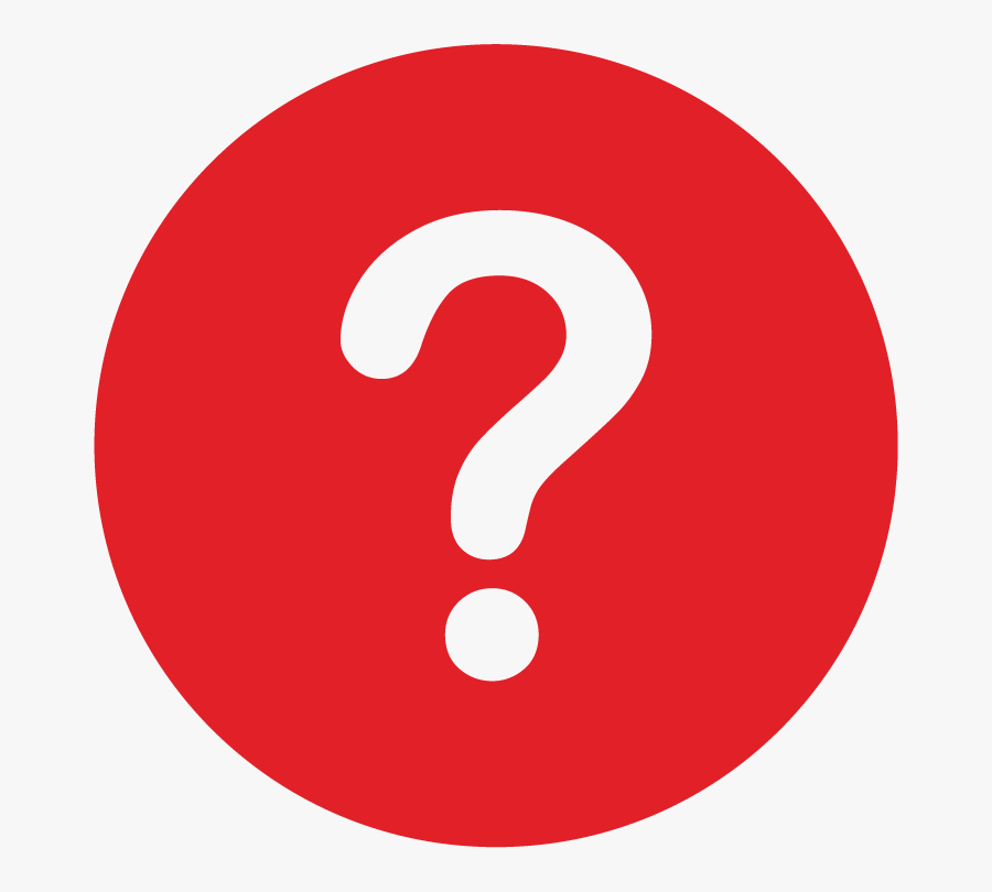 After Reviewing These Risk - Red Transparent Question Mark Icon, Transparent Clipart