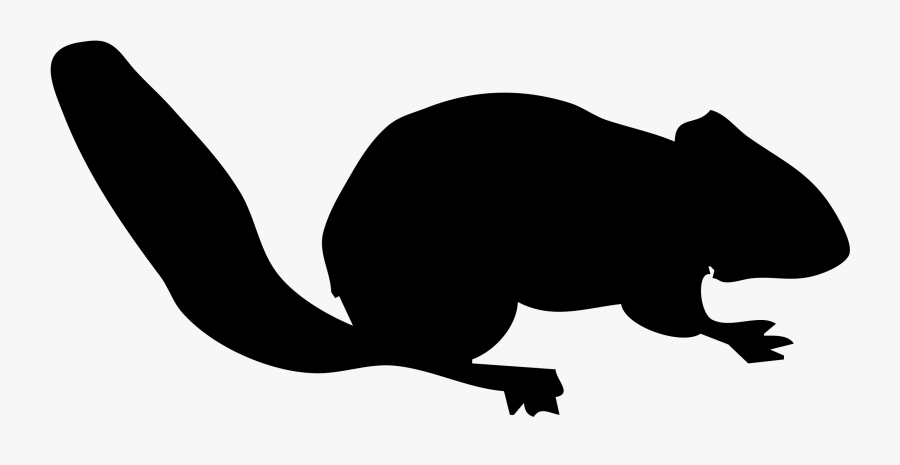Chipmunk Clipart Silhouette - Chipmunk Silhouette, Transparent Clipart