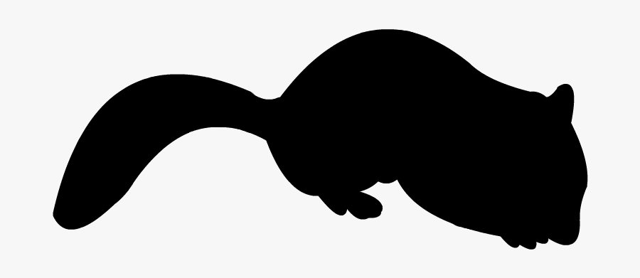 Eastern Chipmunk Sihouette By Grandechartreuse - Chipmunk Silhouette Png, Transparent Clipart