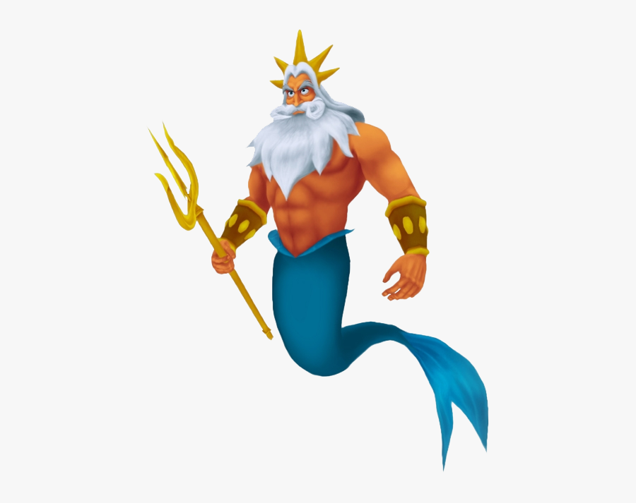 Image - Triton Little Mermaid Dad, Transparent Clipart