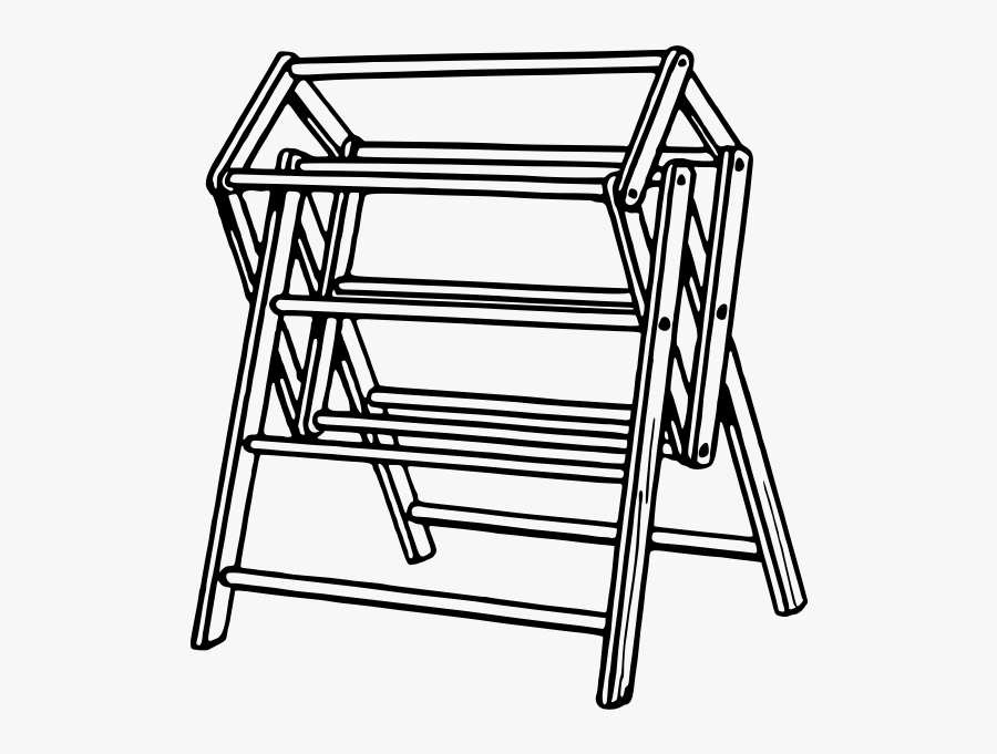 Clothes Hanger Image - Clothes Airer Clipart, Transparent Clipart