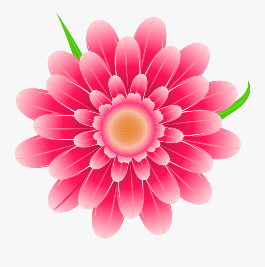 Pink Flowers Clip Art - Pink Flower Clipart Png, Transparent Clipart
