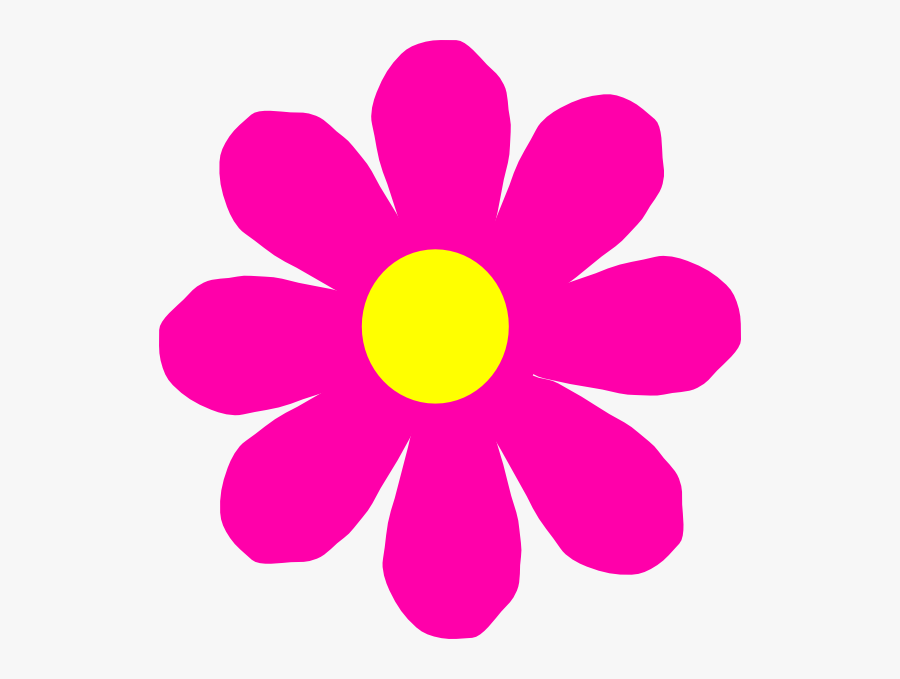 Pink Flower Clip Art, Transparent Clipart