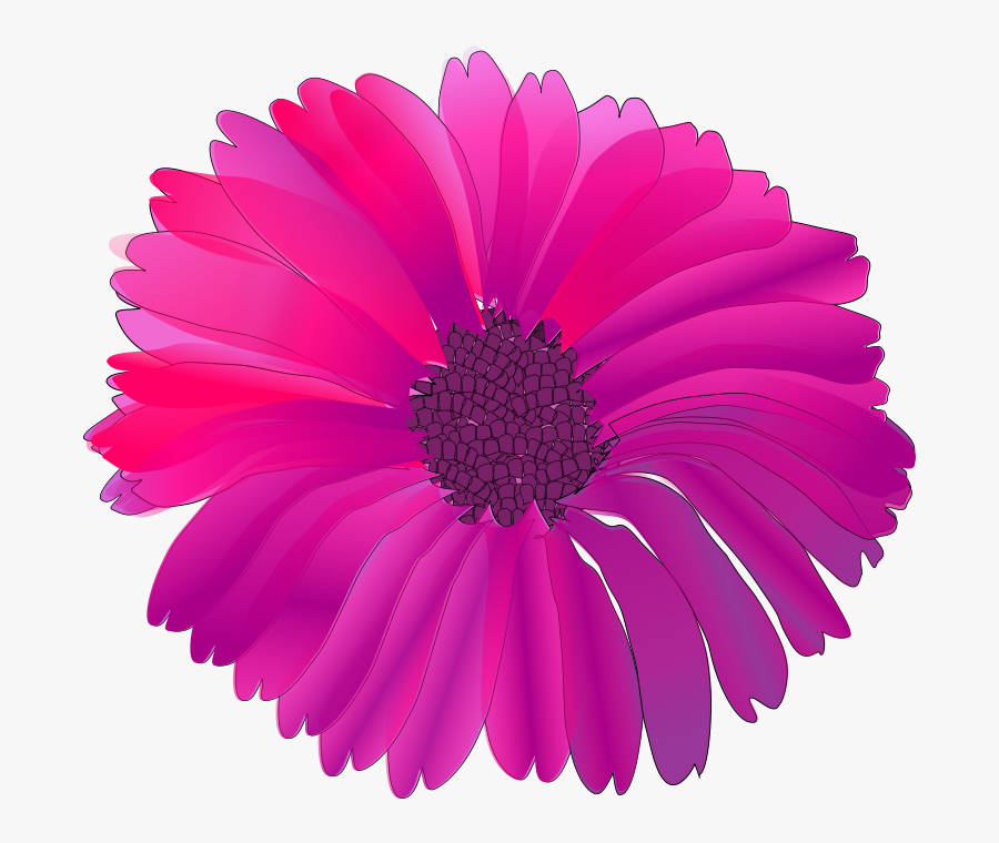 Flower Pink - Pink Flower Clip Art, Transparent Clipart