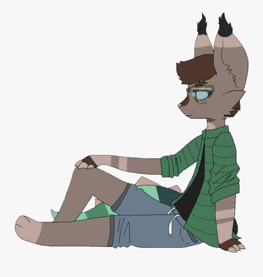 Bored Jesper Wolf Unamused Sitting Bored Output By - Sitting, Transparent Clipart