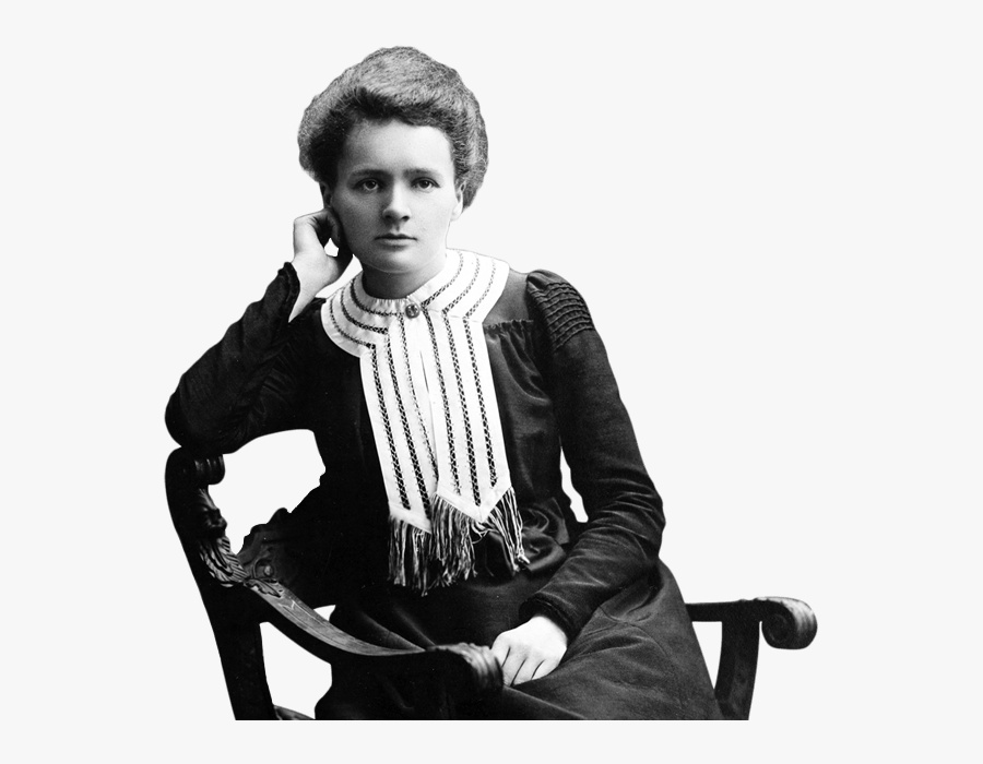 Marie Curie Sitting - Marie Curie No Background, Transparent Clipart