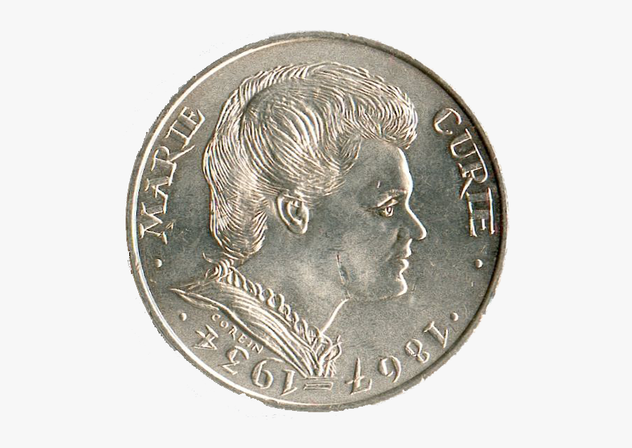 1984 Rv Marie Curie Quarter - Coin, Transparent Clipart