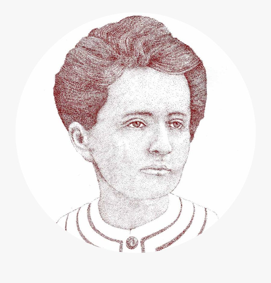 Marie Curie Sketch - Illustration, Transparent Clipart