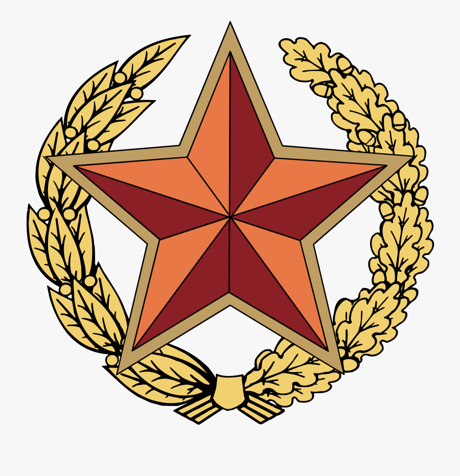 Emblem Of The Armed Forces Of The Republic Of Belarus - Soviet Red Star, Transparent Clipart
