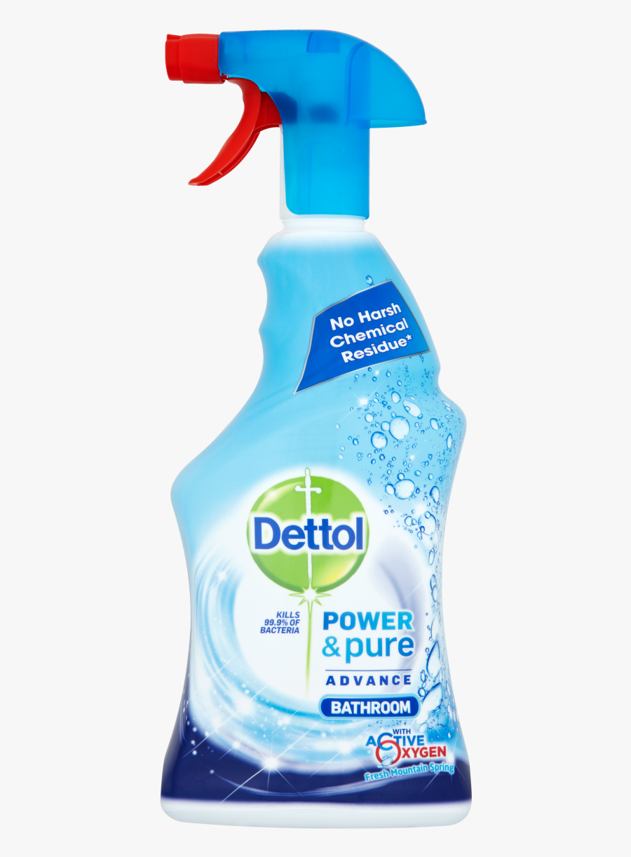 Bathroom Cleaners - Dettol Power And Pure, Transparent Clipart