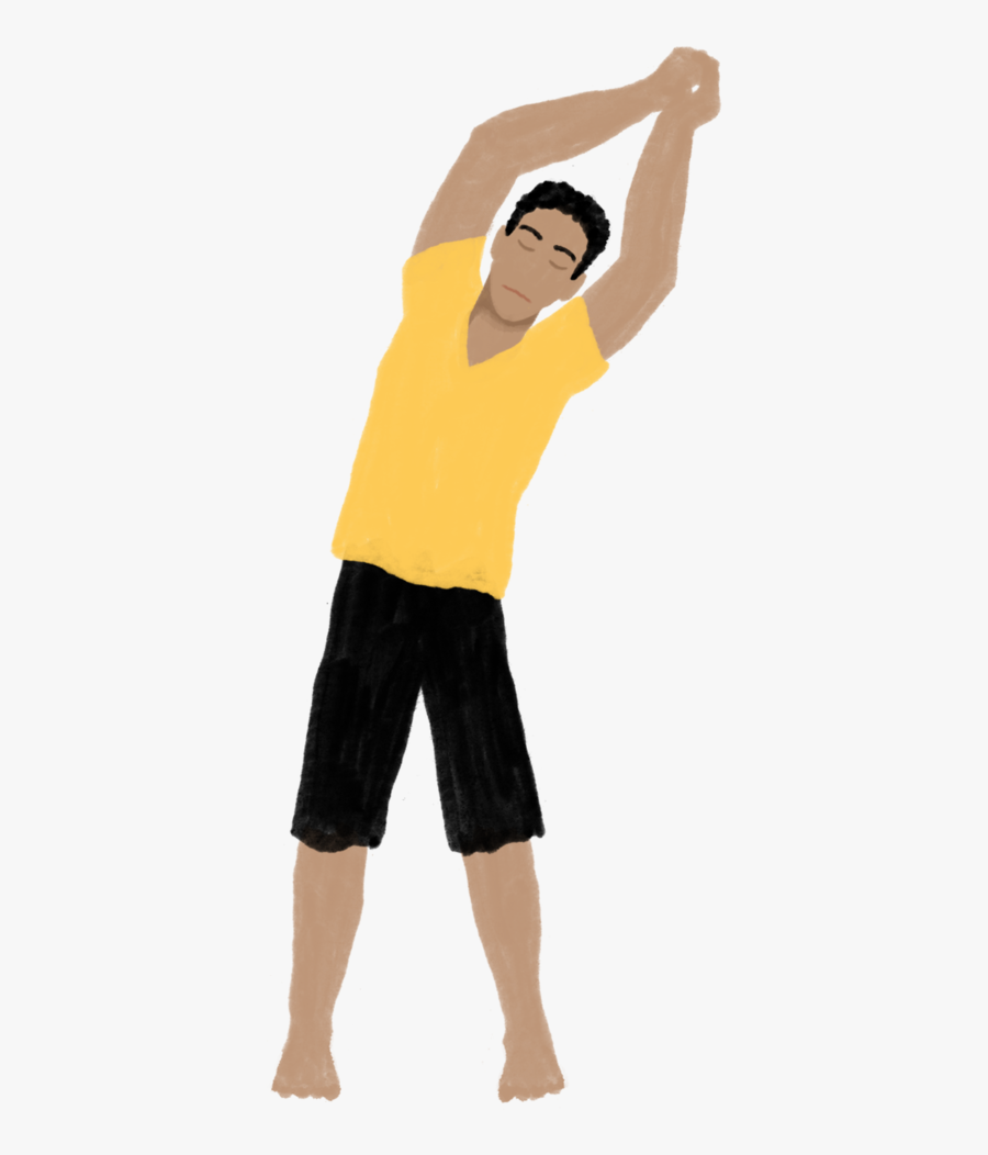 Calm Stretch - Standing, Transparent Clipart