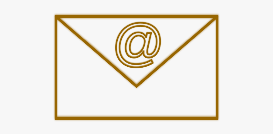 Brown Envelope - Clipart Email, Transparent Clipart