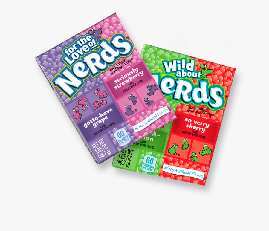 Tangy Crunchy Nerds Candy - Nerds Candy, Transparent Clipart
