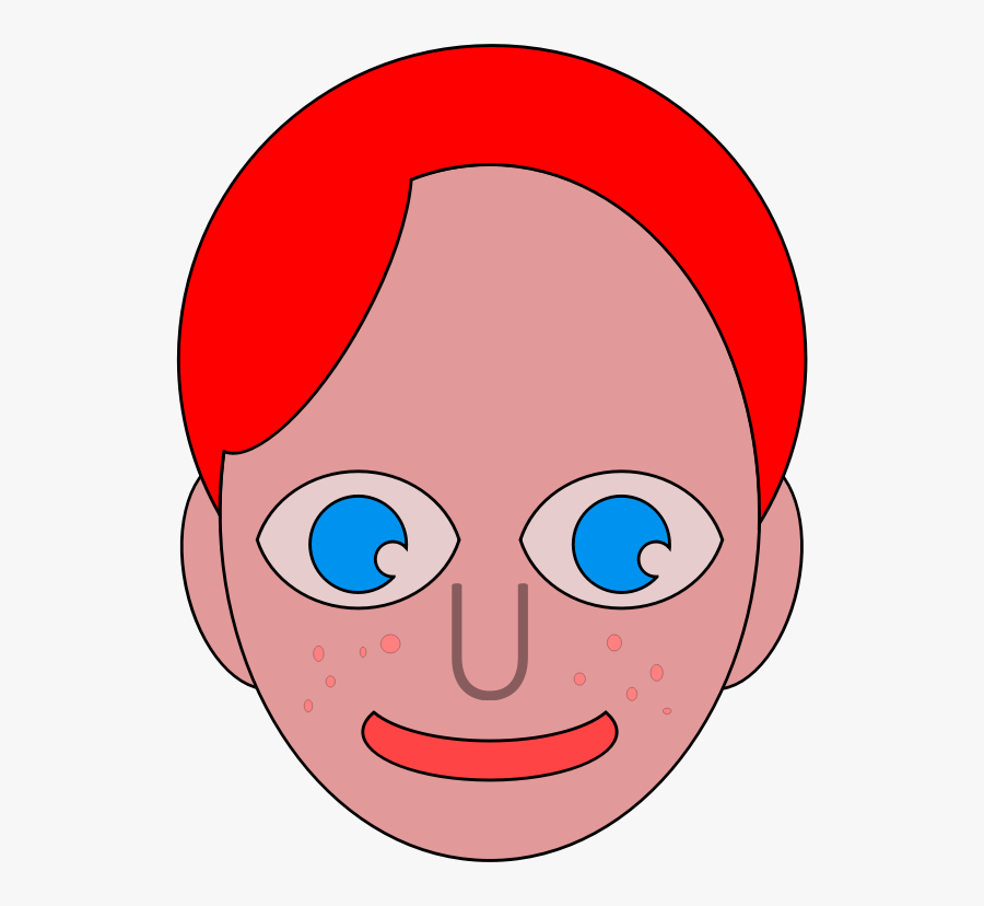 Nerdy Redhead With Blue Eyes - Foundation, Transparent Clipart
