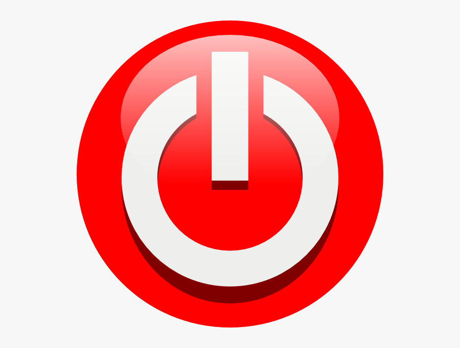Power Off Icon Clip Art At Clker - Power Off Icon Png, Transparent Clipart
