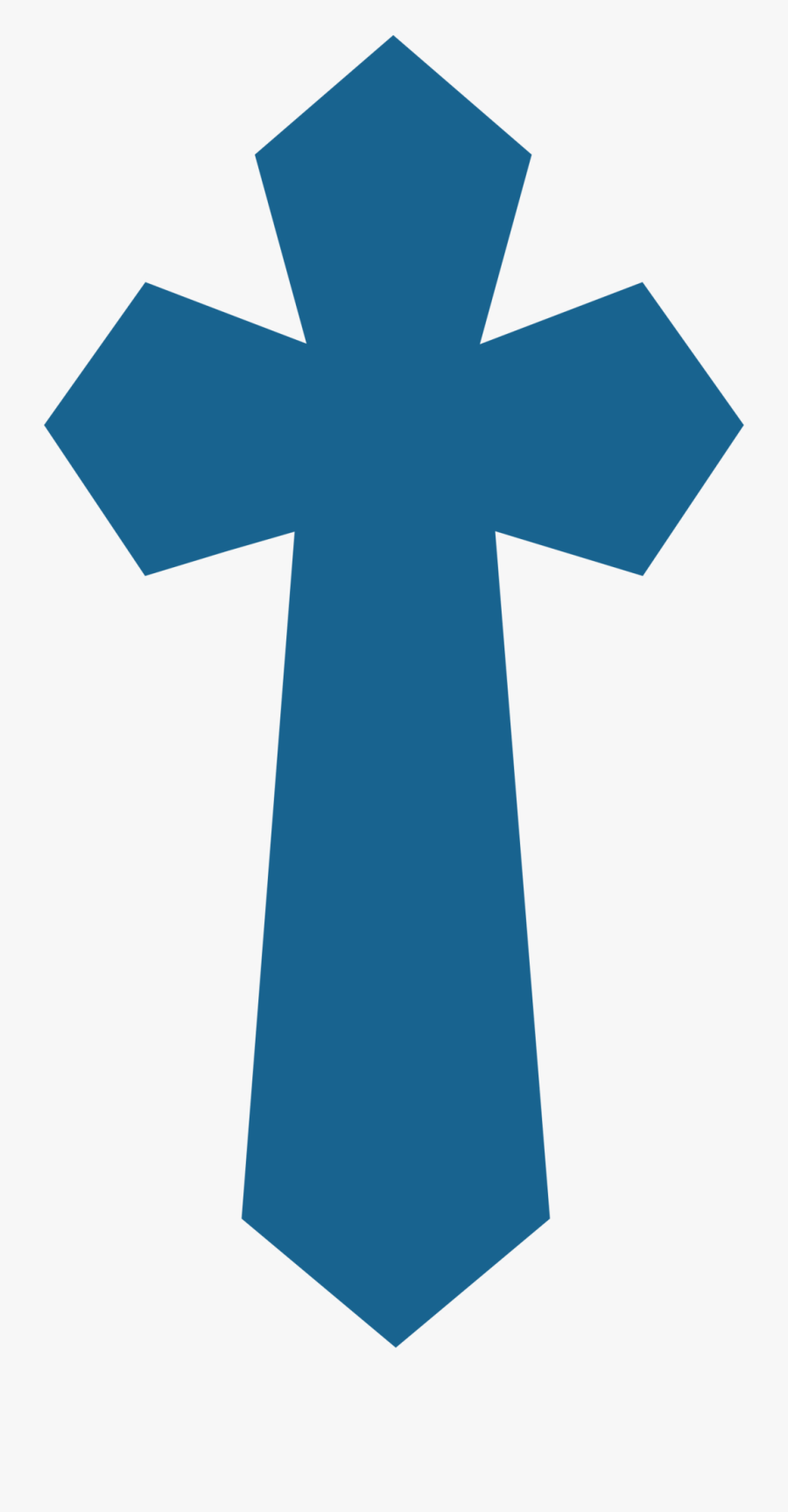 Baptism Blue Cross Png, Transparent Clipart