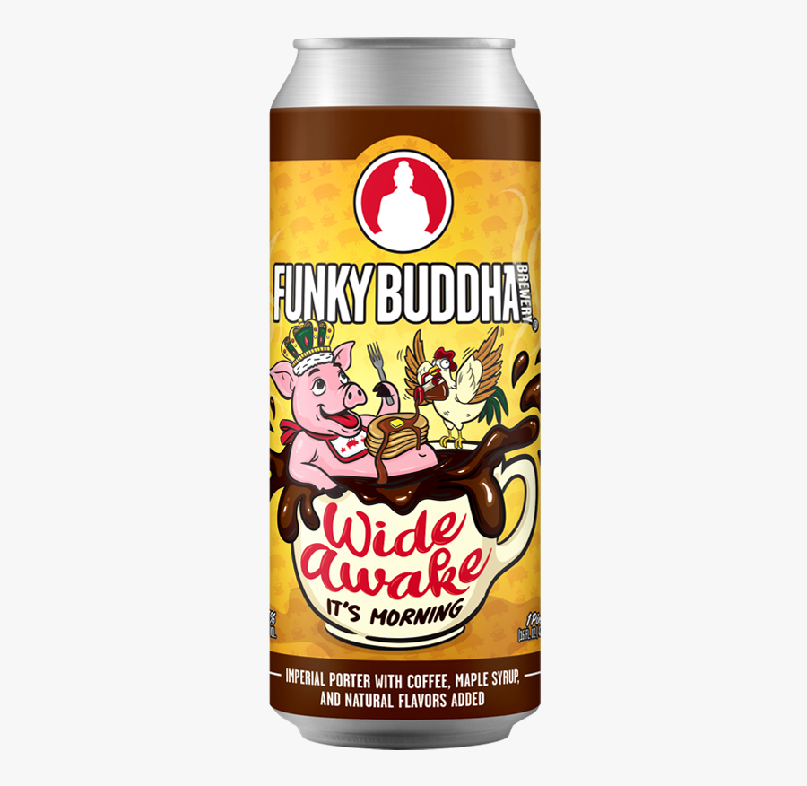 Wide Awake It"s Morning By Funky Buddha Brewery - Buddha, Transparent Clipart
