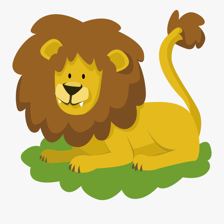 Lion Clipart Easy - Lion Kids Vector, Transparent Clipart