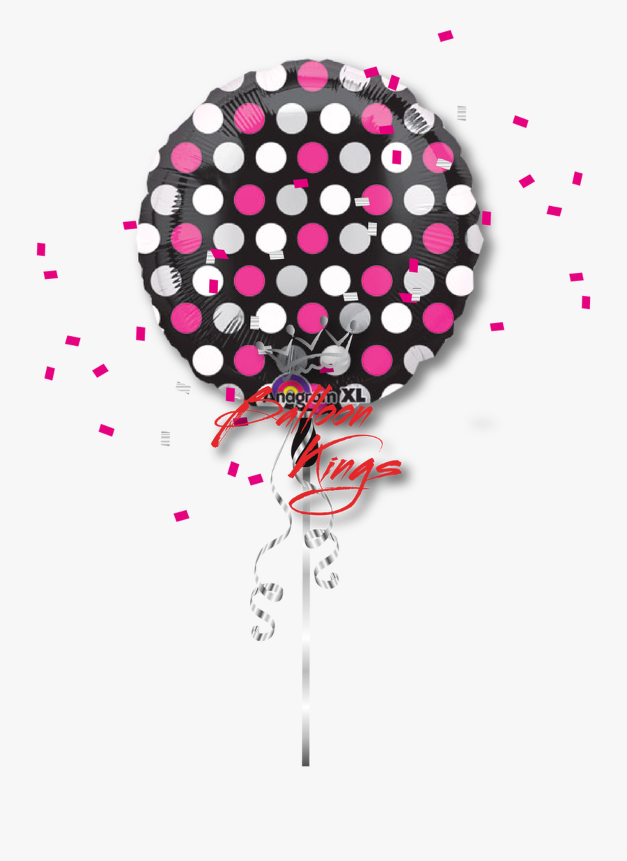 Polka Dots Designer - Balloon, Transparent Clipart