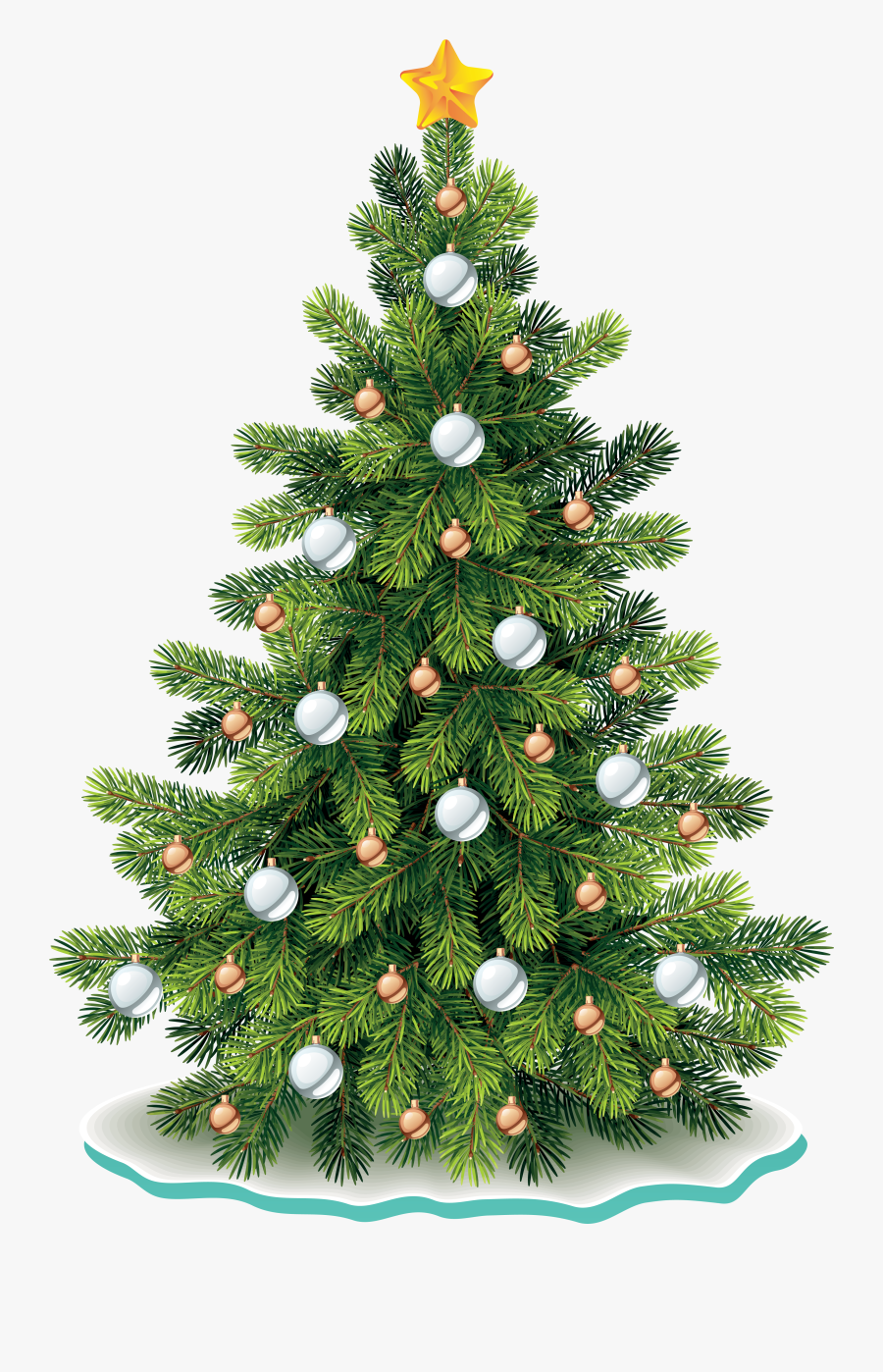 Christmas Tree Christmas Day Clip Art - Christmas Tree Png Transparent, Transparent Clipart