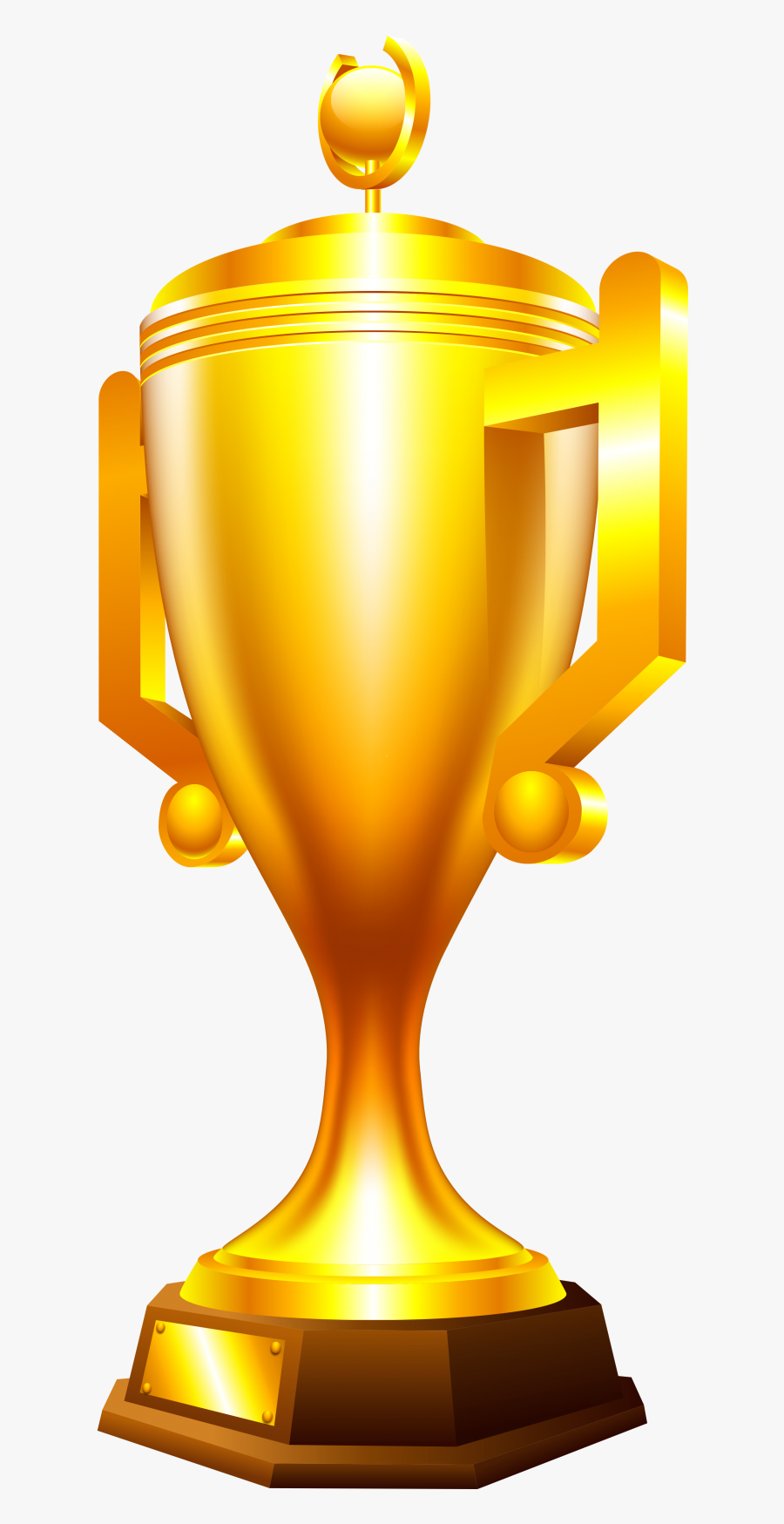 Gold Cup Trophy Png Image - Golden Cup Png, Transparent Clipart