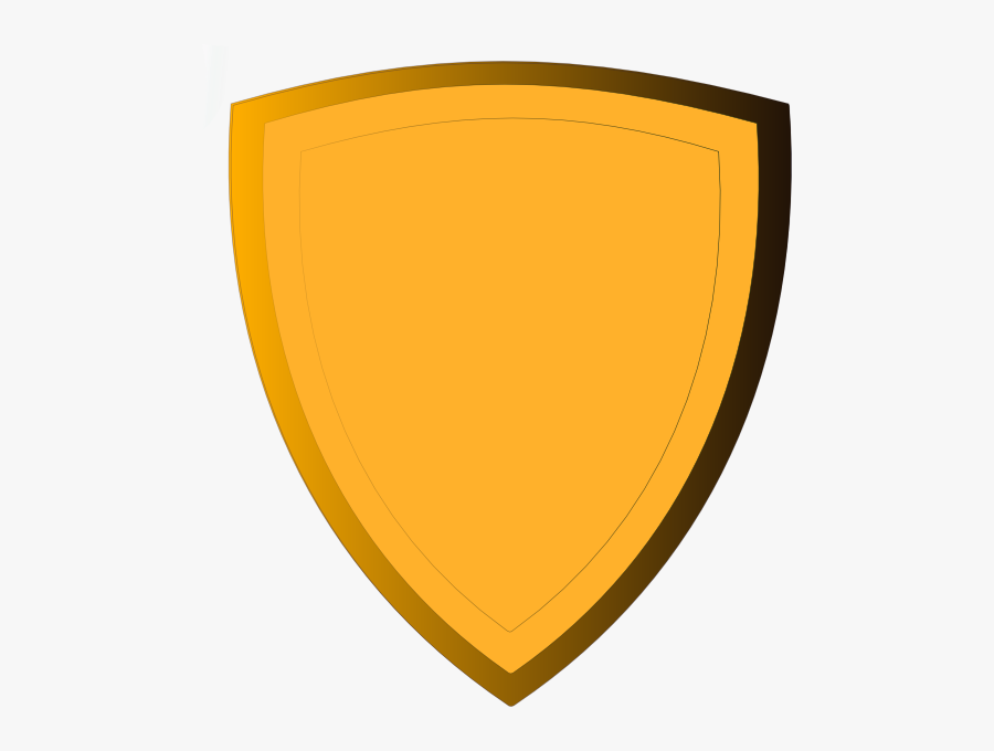 Gold Shield Clip Art Png - Golden Shields Transparent Background, Transparent Clipart