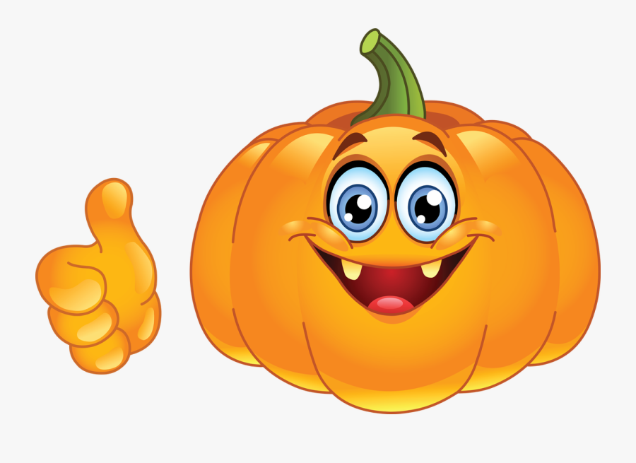 5 Little Pumpkins - Smiling Pumpkin, Transparent Clipart
