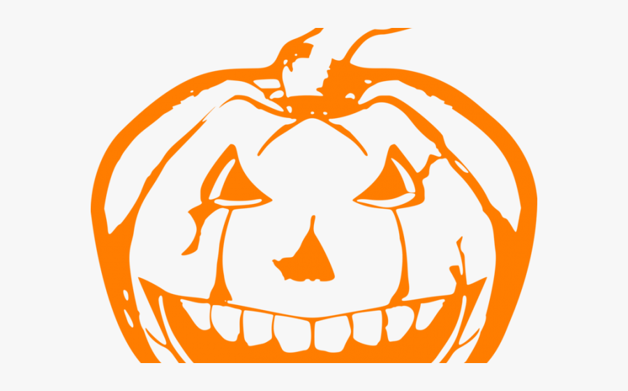 Transparent T Shirt Clipart - Scary Jack O Lantern Clipart, Transparent Clipart