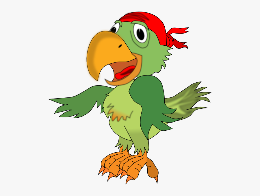 Pirate Parrot Clipart, Transparent Clipart