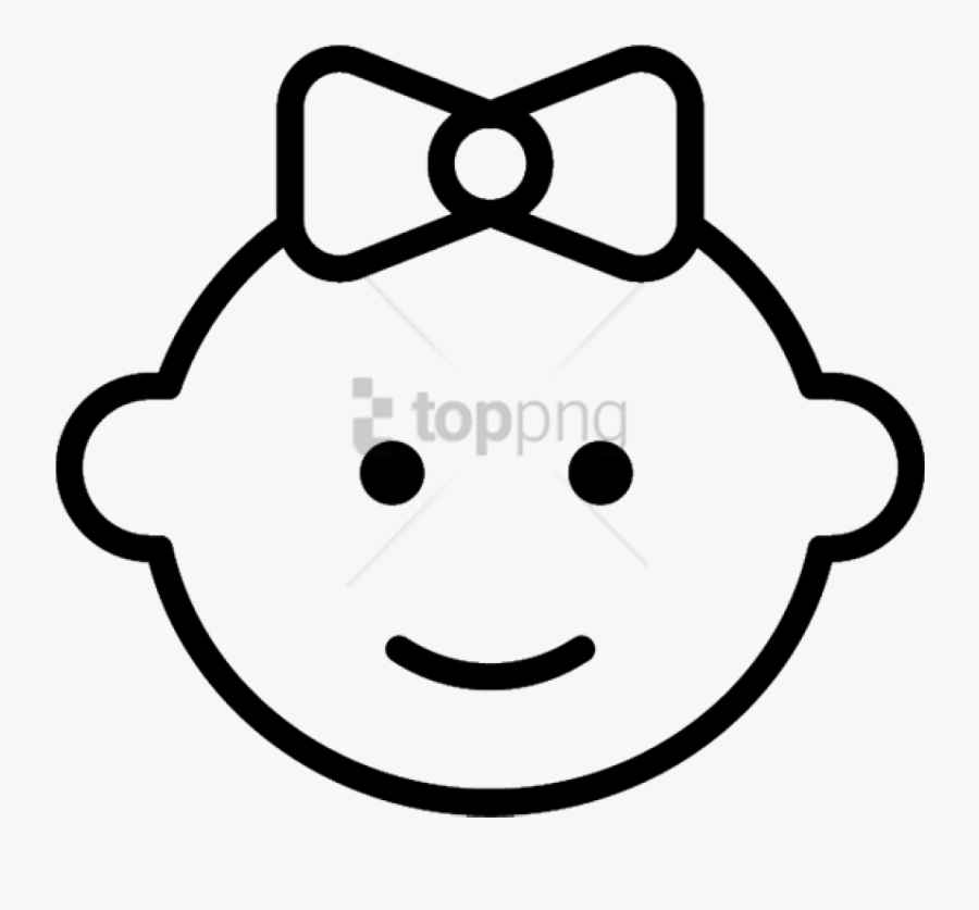 Free Png Girl Baby Icon Png Image With Transparent - Stickers It's A Girl, Transparent Clipart