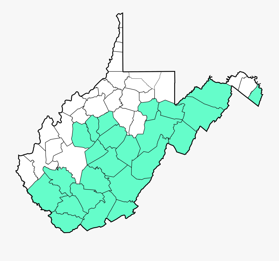 Boone County Wv Map, Transparent Clipart