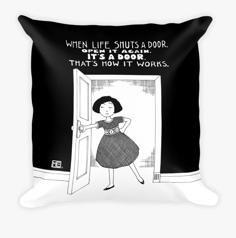 "open It - Throw Pillow, Transparent Clipart