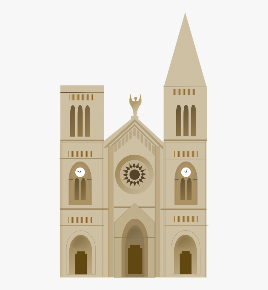 Church Building Architecture - Arch, Transparent Clipart