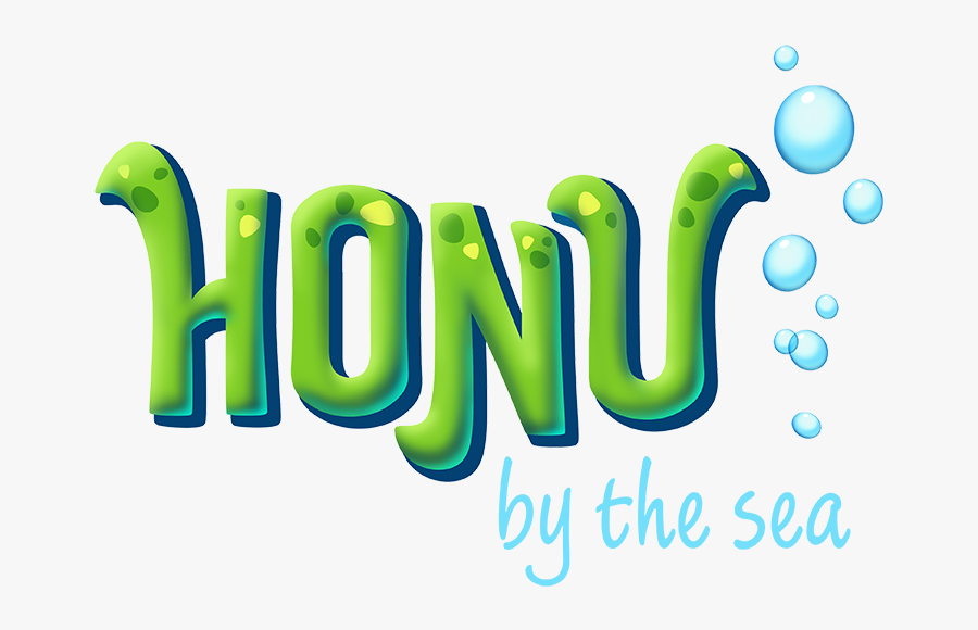 Honu By The Sea - Graphic Design, Transparent Clipart