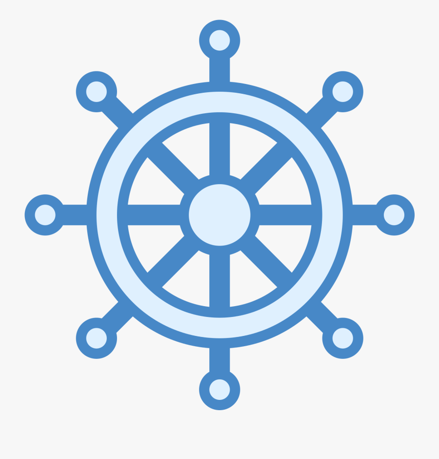 Ship Wheel Icon Clipart , Png Download - Ship Steering Wheel Icon, Transparent Clipart